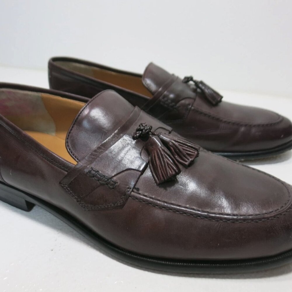Johnston & Murphy Leather Dress Loafers Shoes Men's Footwear Moccasins Sz 11.5 M